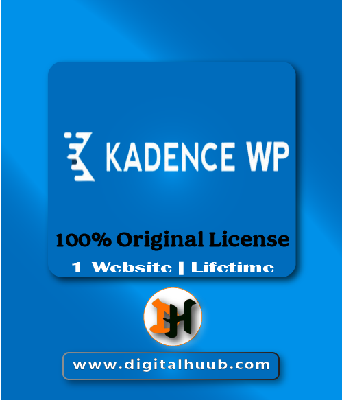 Kadence WordPress Theme Kadence WordPress Theme customizer dashboard displaying drag-and-drop header and footer builder, typography settings, and responsive layout controls on DigitalHuub